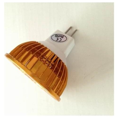 3W MR16 Epistar high power led spotlight DC12V bulb lamp warm white 250lm CE&ROHS 500pcs/lot promotion 2017 DHL free shipping