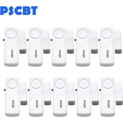 PSCBT Standalone Magnetic Sensors Independent Wireless Home Door Window Entry Burglar Alarm Security alarm Guardian