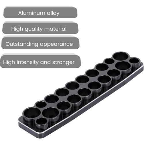 RC Model Boat Car Drone Screw Driver Shelf Hex Screwdriver Tool Kit Aluminum Alloy Stand Holder Tool Storage Rack 20 Holes