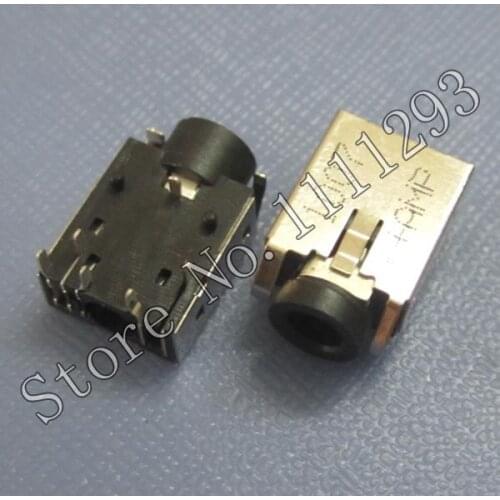 10pcs/lot Headphone Socket Audio Jack Connector for HP Compaq 510 515 610 615 CQ515 CQ615 etc MIC port