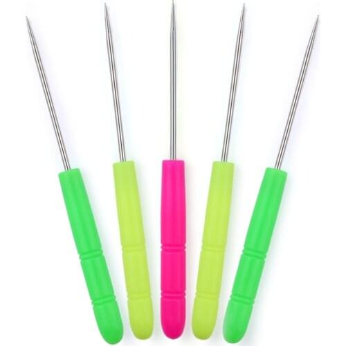 Stainless steel Handle Awl Tools beading work Accessories jewelry making tools Sewing Craft Supplies for jewelry making DIY