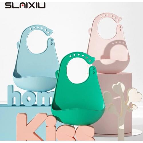 SLAIXIU Silicone Bibs For Babies