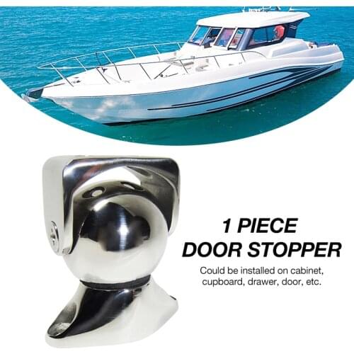 Boat Door Stopper Magnetic Gate Stop Soft-Catch Door Catch 316 Stainless Steel Wall Mount For RV Yacht Boat Accessories Marine