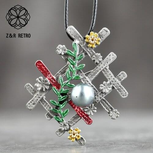 Vintage Women Jewelry Pendants & Necklaces Long Chains Necklace Fashion Accessories Necklace Geometric Suspension Goth Pendants