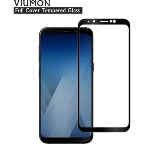 For Samsung A8 2018 Full Cover 2.5D 9H Tempered Glass For Galaxy A8 Plus 2018 Screen Protector Full Glass Film A530 A730