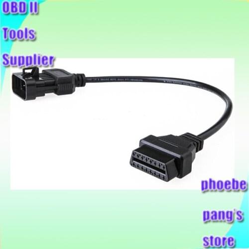 10 pin to 16 pin OBDII Connector Opel 10Pin to obd OBD2 16PIN Cable