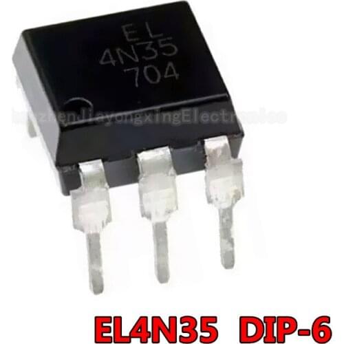100pcs 4N35 EL4N35 DIP-6 new original Line 6 foot Optocouplers