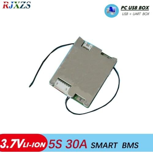 5S 21V 30A active bms new Li-ion smart bms pcm with UART correspondence bms wi software (PC) monitor
