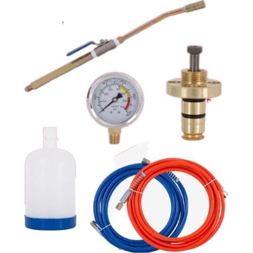High Pressure Grouting Machine Accessories Pipe Pump Pressure Gauge Gun Head Valve Switch Material Cup Accessories