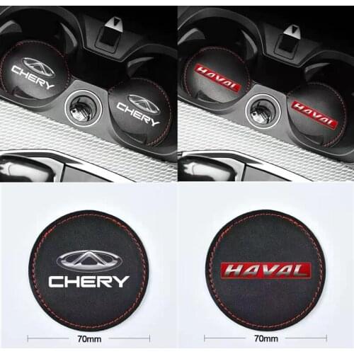 1pcs Car Cup Holder Coaster Non slip Pad Mat Interior Decoration For Daewoo Logo Winstom Espero Nexia Matiz Lanos