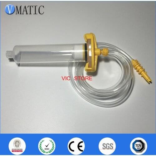 Free Shipping Glue Dispenser 10cc/ml Pneumatic Syringe Needle Tip Syringe Barrel Valve Adapter