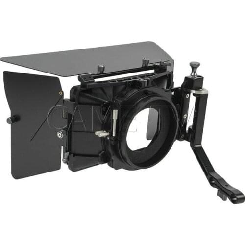 CAME-TV DSLR Rigs ABS 4 X 4 Matte Box for A7S 7D 5D2 5D3 Camera 15mm Rod