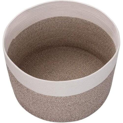 Double Color Knitting Foldable Laundry Basket Waterproof Portable Large Capacity Bucket for Clothes Toys Home Storage