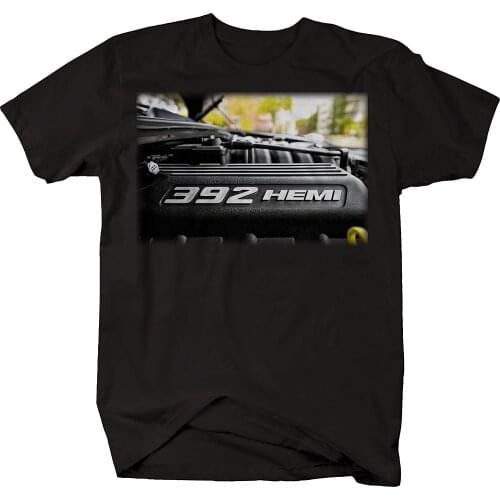 2019 Hot sale Fashion American Car SRT 392 Hemi Motor Muscle Car Charger Challenger T Shirt Tee shirt
