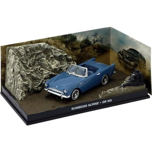 Diecast 1:43 Alloy Model Car 1962 The First 007 Car Model Dr. No Car Model Static Display Collection Boy Gift Desktop Decoration