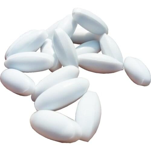 A9x25mm PTFE Magnetic Stirrer Mixer Stir Bars Olive shape Stirring Bars PTFE Stir Rod Spinbar,10pcs