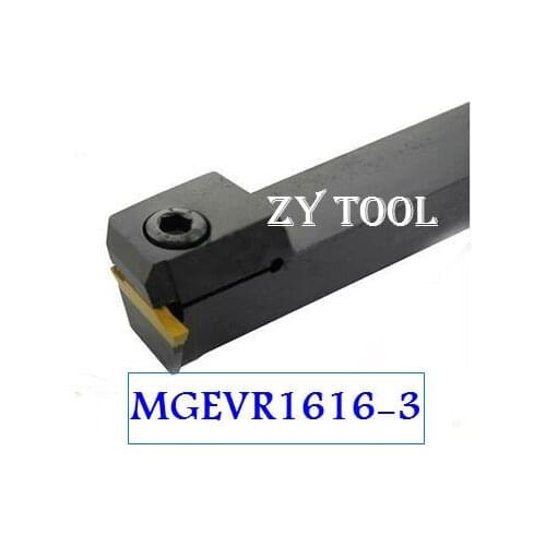 MGEVR1616-3 16MM External Grooving Turning Lathe Bar Tool Holder For Lathe Machine CNC Cutting Turning Tool Set Holder