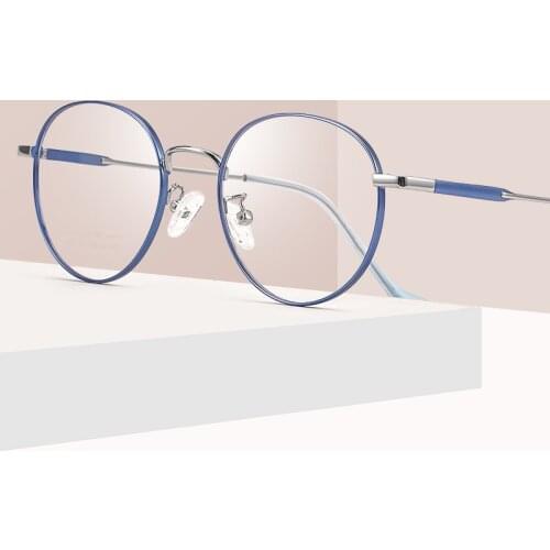 Alloy Glasses Frame Men Women Vintage Round Gold Eye Glasses Optical Prescription Eyeglasses Frames Retro Eyewear Woman Oculos