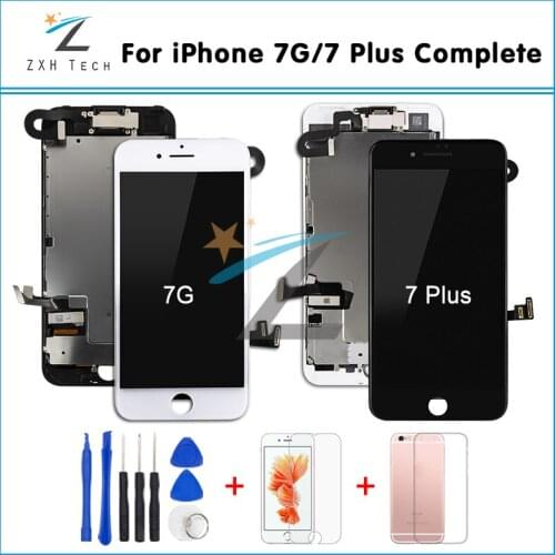 Complete LCD For iPhone 7 7 Plus Touch Screen Digitizer Display AAA+++ For iPhone LCD Full Assembly with Gifts Free Shipping