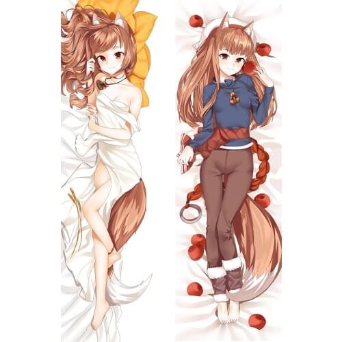 SPICE AND WOLF Holo Hugging Body Sexy Otaku Dakimakura Anime Girl Pillow Cover Case