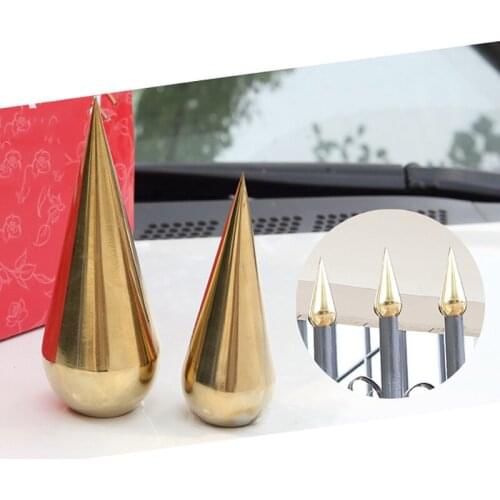 Freeshipping 125mm Titanium Gold Color Decoration Handrail Armrest Stair Fence Gate Door Top Tip Parts Head for Outdoor