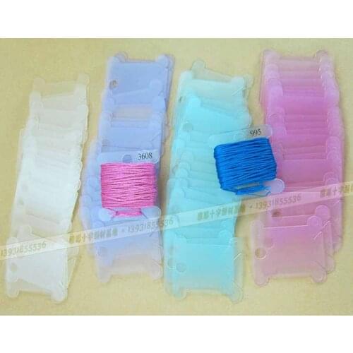 Embroidery Thread-wrap Board Plastic Thread Winding Board Embroidery Line Finishing Tools Cross-stitch