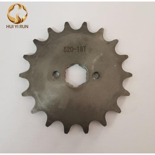 Front Engine Sprocket 520# 18 Teeth 20mm For 520 Chain With Plate Locker Motorcycle Dirt Bike PitBike ATV Quad Parts