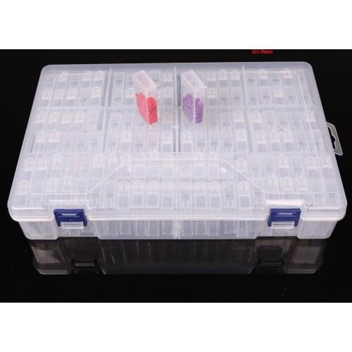 496 slots diamond painting accessories box,diamond painting 5d holder storagebroderie diamant,case cross stitch sewing Tools