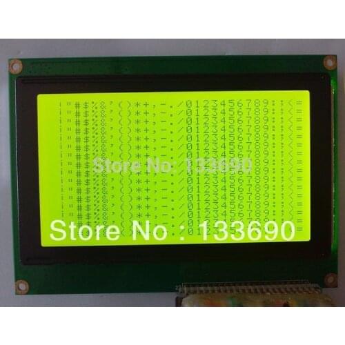 5.1 inch 240X128 Graphic Dot LCM,22pins.Yellow White Controller T6963c 240128 LCD display