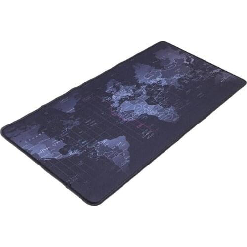 Large Gaming Mouse Pad Wide Scope of Application Simplicity World Map Mousepad Anti-slip Natural Rubber Mouse Mat Pad