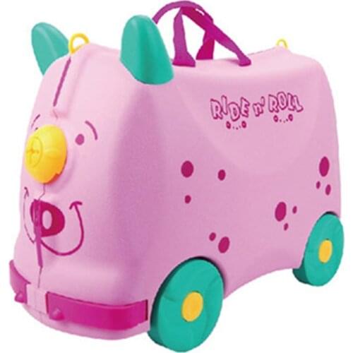 New Cartoon Organize Anime Travel Luggage Protective Covers For Trolley Case Child small car Variety Animal-shaped school bags