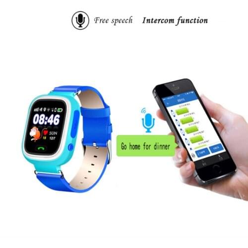 Hot sale Children Anti Lost GPS Tracker device smart watch Q90 kids gps watch