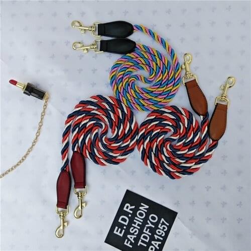 HJKL belt Bag Strap color for Women Handle Handbag Bag Accessories obags Womens Rainbow Messenger Shoulder Cross Body DIY Bag