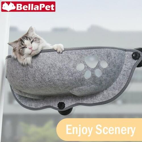 Cute Cat Bed Window Shelf Cats Bed House Kitten Cat Accessories Pet Bed for Cats Window Pet Product Cat Bed Shelf Basket