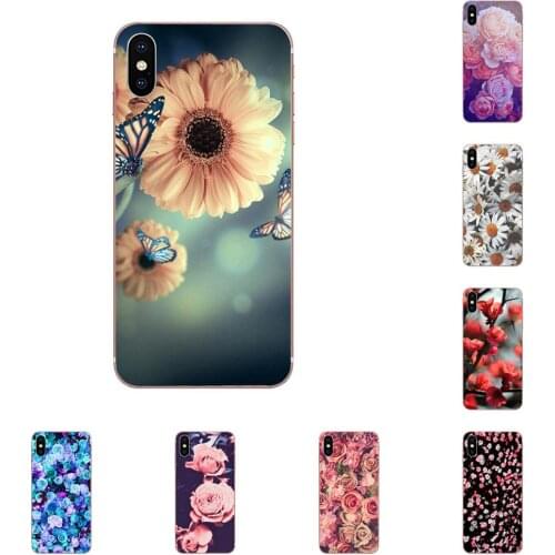 My Lockscreens Flowers For Sony Xperia Z Z1 Z2 Z3 Z3+ Z4 Compact Z5 Plus M2 M4 XA XA1 XZ Premium Soft Cases Cover