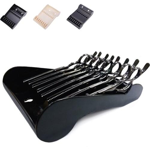 New Salon Scissors Placement Rack Barber Scissors Case Storage Tray Hairdressing Styling Accessories