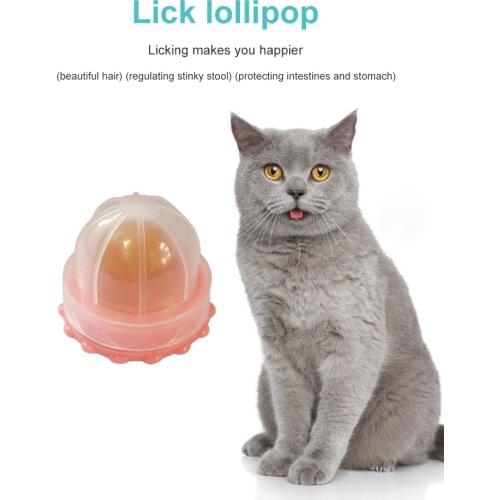 2021 New Healthy Nutrition Pet Snacks Fixed Cat Nutrition Candy Cat Healthy Snack Ball Catnip Nutrition Gel Energy Ball Hot Sale