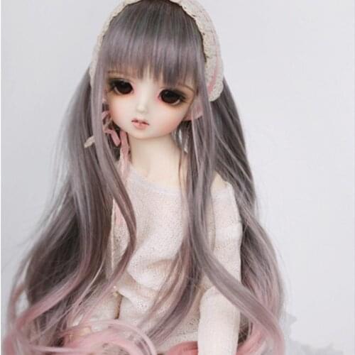 1/3 1/4 1/6 1/8 High Temperature Long Fashion Wavy Wire Bjd Wig SD For BJD Doll Hair