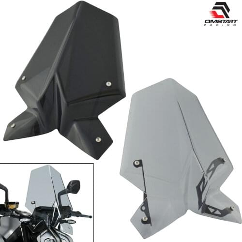 QMSTART Racing Front Windscreen Windshield Fly Screen Shield Wind Deflector For KTM Duke790 Duke 790 L 790L 2018 2019 2020 2021
