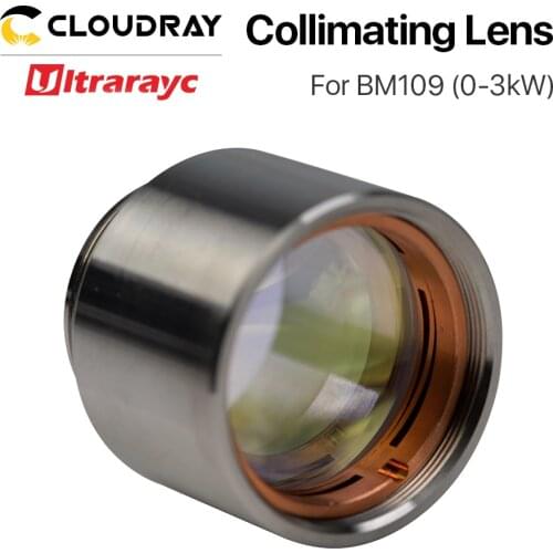 Ultrarayc BM109 1.5KW Collimating & Focusing Lens D28 F100 F125mm with Lens Holder for Raytools Laser Cutting Head BM109
