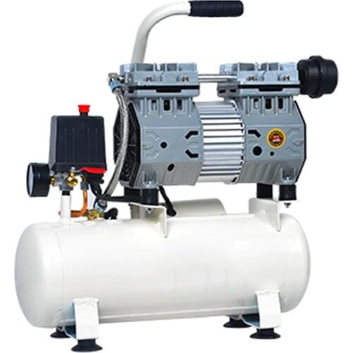 1PC Dental Laboratory Mobile Air Compressor Machine TG12-680-12L Small Air Compressor Oil-free Silent Air Compressor Machine