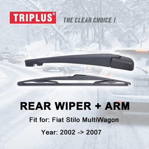 Rear Wiper Arm with Blade for Fiat Stilo Multi Wagon (2002-2007) 14" 350mm,Rear Wiper Arm & Rear Wiper Blades Stilo Multiwagon