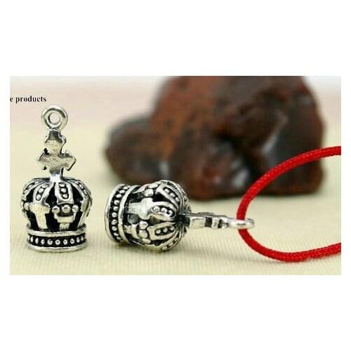 10pcs/lot Tibetan Silver Crown Pendants Handmade Decorative Metal DIY Jewelry Alloy accessories fh5d