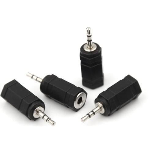 2.5 Mm Male To 3.5 Mm Female 2.5 To 3.5 Stereo Jack Audio Pc Phone Headphone Earphone Converter Adapter Cable Plug