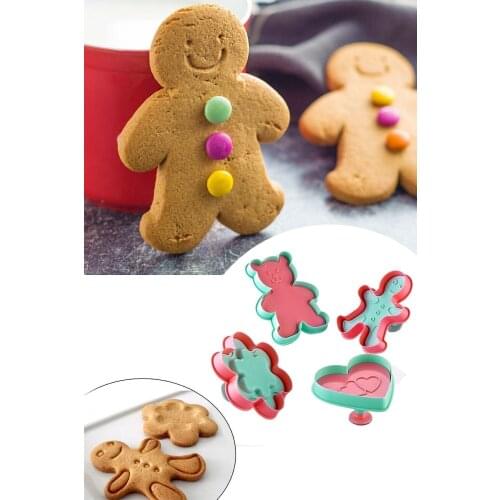 4'lü Cookie Mold 4 Different Cookie Mold