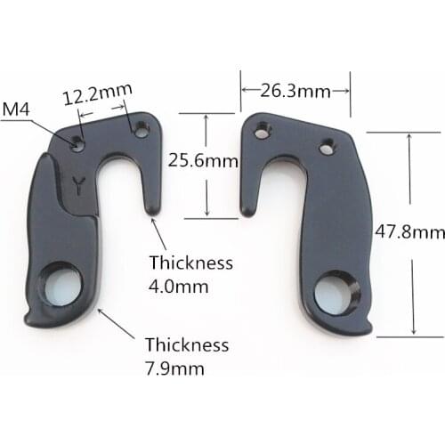 5PCS Bicycle Rear derailleur Hanger extender mech Gear dropout for NORCO Storm Charger Torrent derailleur Hanger extension