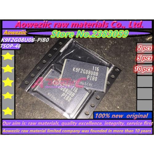 Aoweziic 100% new original K9F2G08U0B-PIB0 K9F2G08U0B-PIBO TSOP-48 memory chip K9F2G08U0B