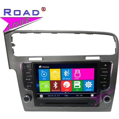 TOPNAVI Wince 6.0 Double Din 8Inch Car Media Center DVD Player Auto Radio For VW Golf 7 2013- Stereo GPS Navigation Magnitol