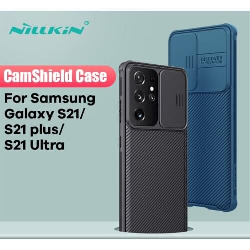 For Samsung Galaxy S21 Ultra Case 6.8'' NILLKIN CamShield Slide Camera Protection Back Cover For Samsung Galaxy S21 Plus For S21