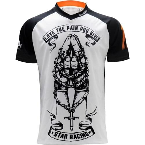 Mountain Bike Summer short sleeve Motocross Jersey BMX DH MTB Bicycle T-Shirt Clothes Sportswear Downhill wear